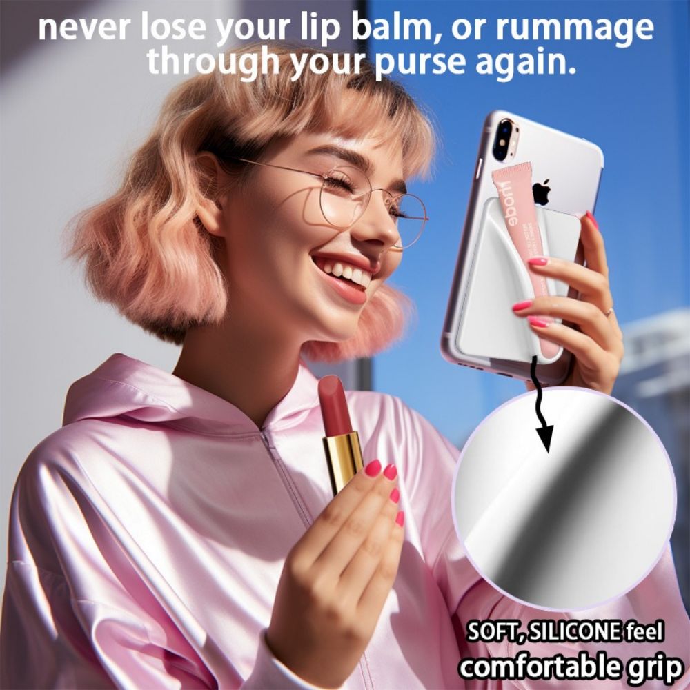 Silicone Lipstick Phone Holder (Paste) 5