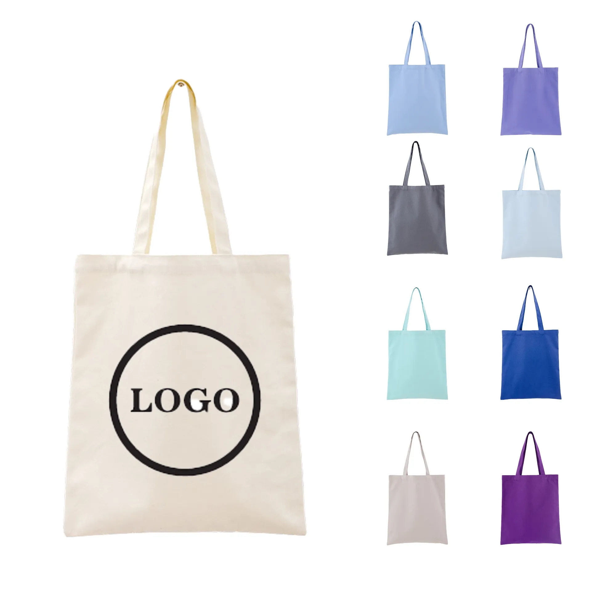 Canvas Tote Bag MOQ 50PCS, custom tote bag with logo imprint 2