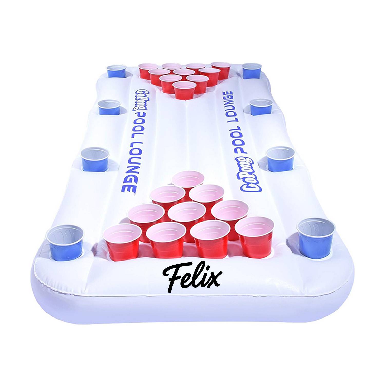 Inflatable Beer Pong Pool Float Lounge Table 2