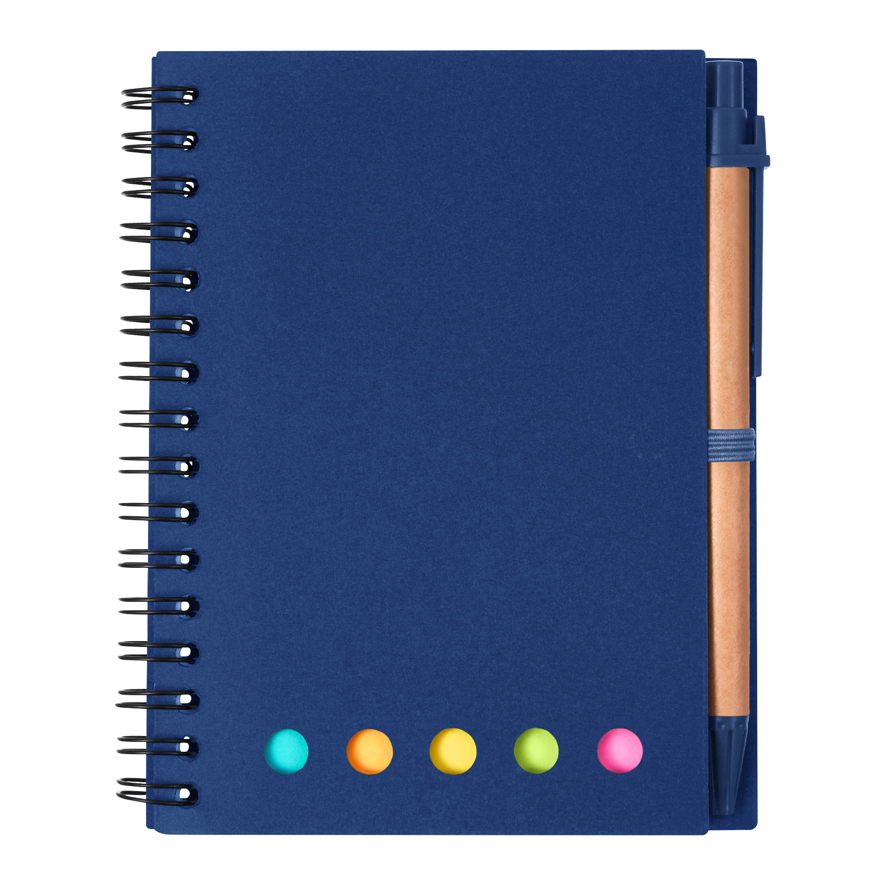 Spiral Notebook With Pen And sticky Notes 4