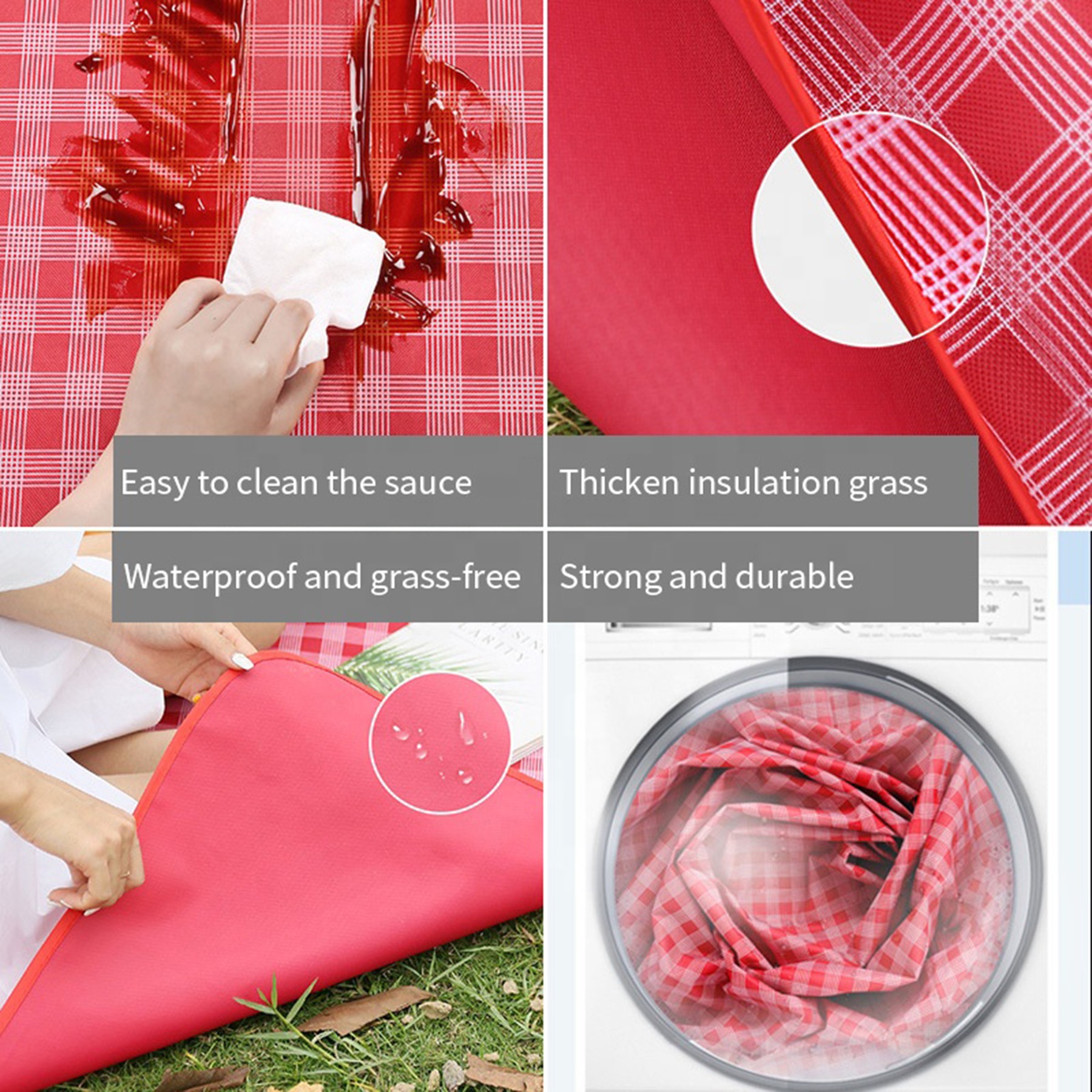 Portable Waterproof Oxford Picnic Blanket Mat 3