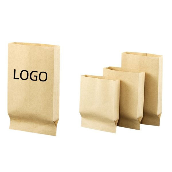 Natural Kraft Paper Food Bag (5 1/2" W x 7 7/8" H x 1 9/16" G) 2