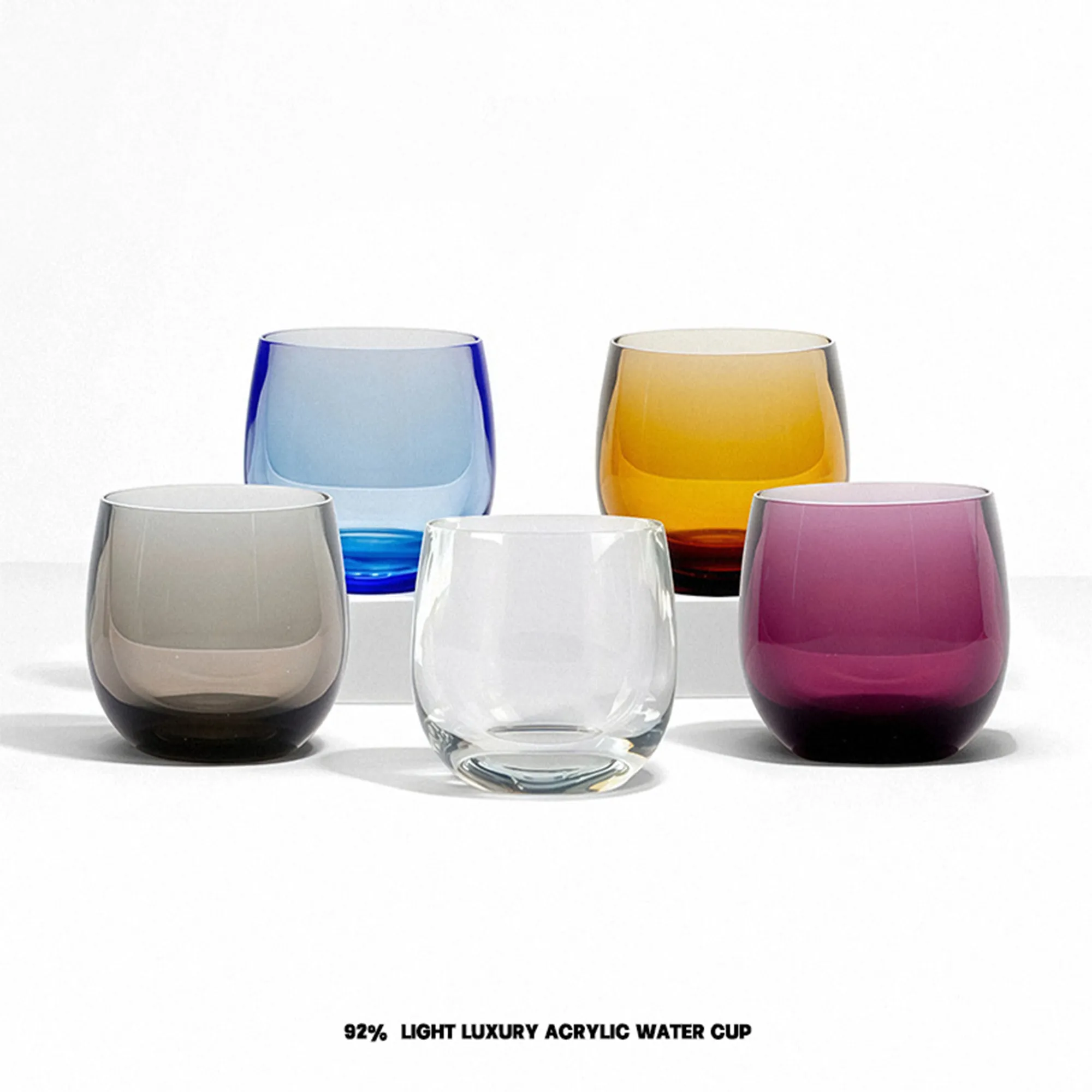 MOQ20 9oz Light Luxury Acrylic Water Cup 3