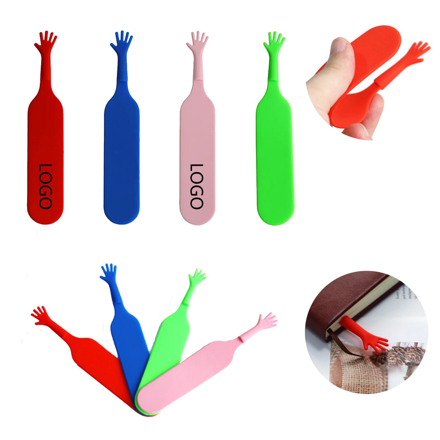 Silicone Bookmark 1