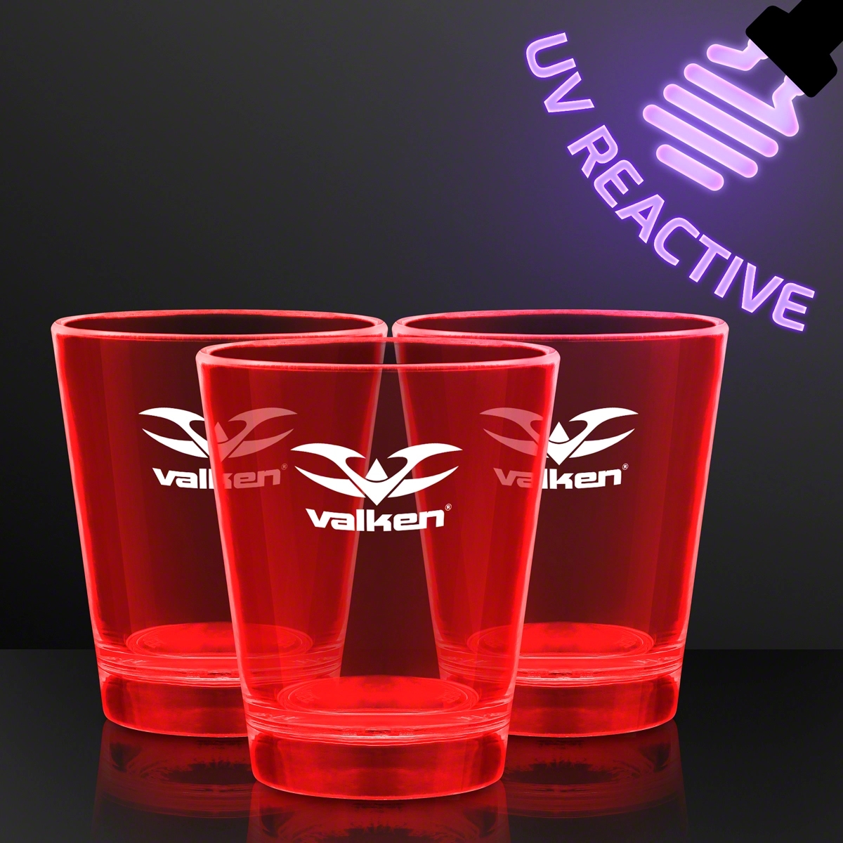 1.5 oz. UV Reactive Glow Shot Glasses 18