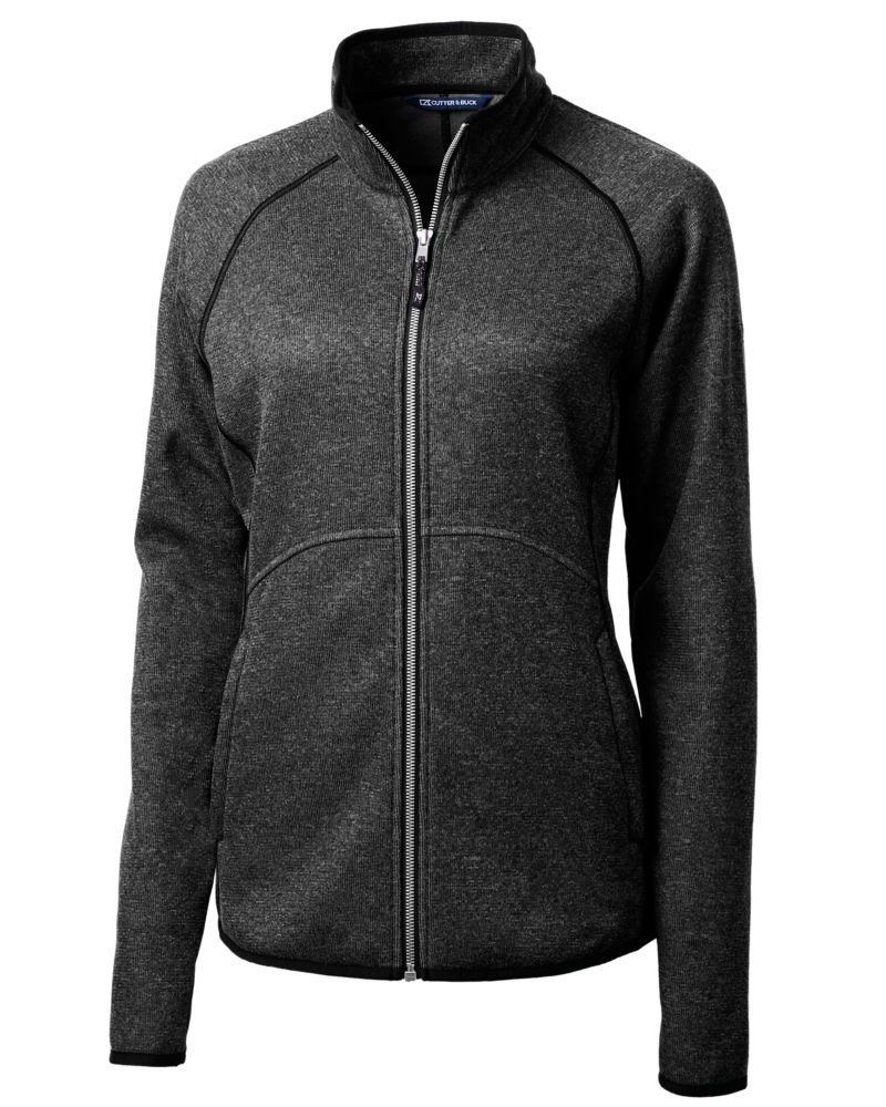 Cutter & Buck Mainsail Sweater-Knit Womens Full Zip Jacket 33