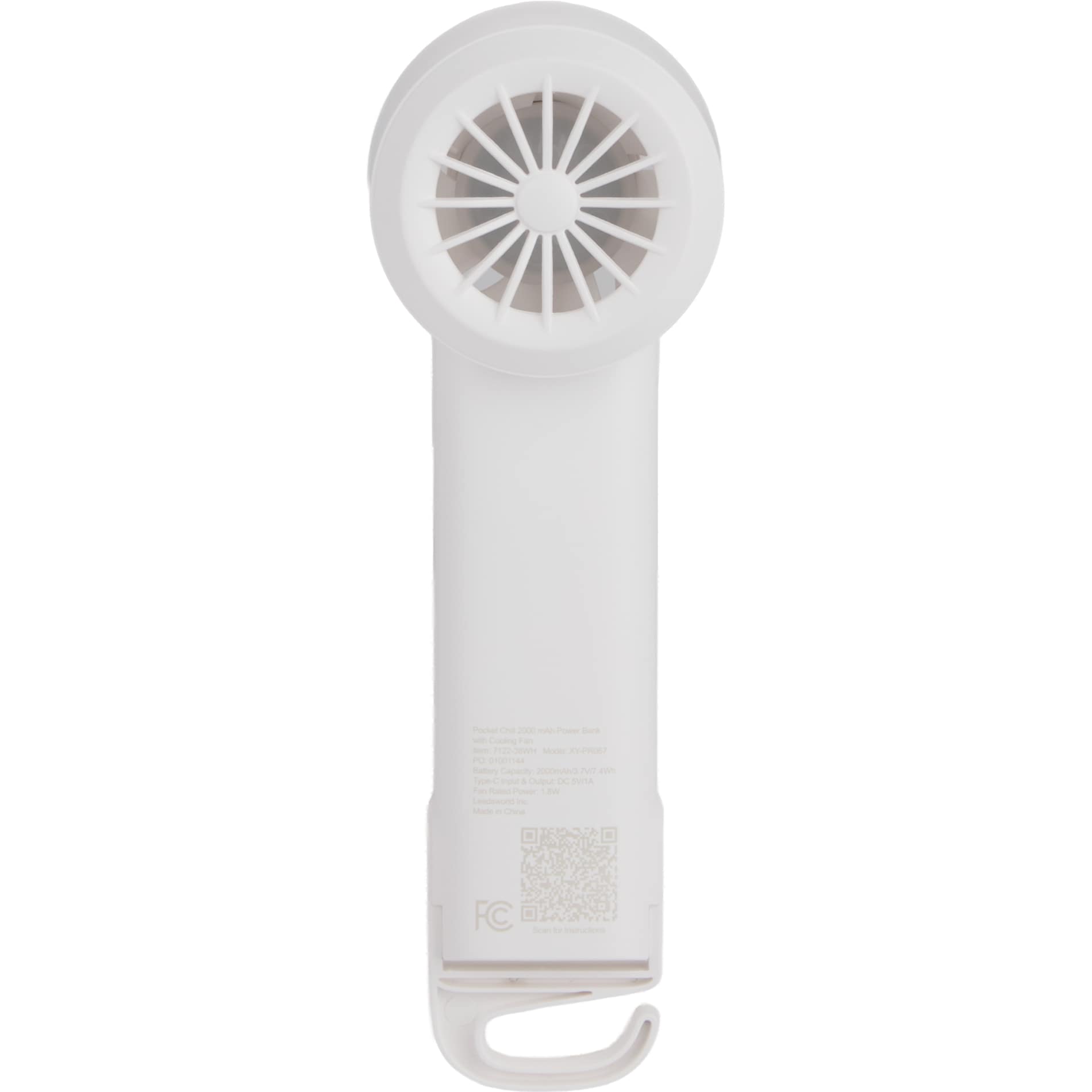 Pocket Chill 2000 mAh Power Bank with Cooling Fan 17