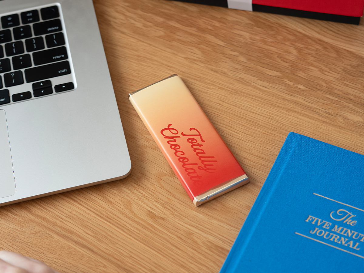 2"x 5" Brand Impact Custom Chocolate Wrapper Bar 10