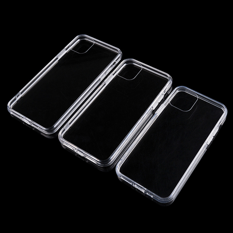 iPhone 11 Pro Max Clear Hard Shell Case w/TPU Bumpers 2