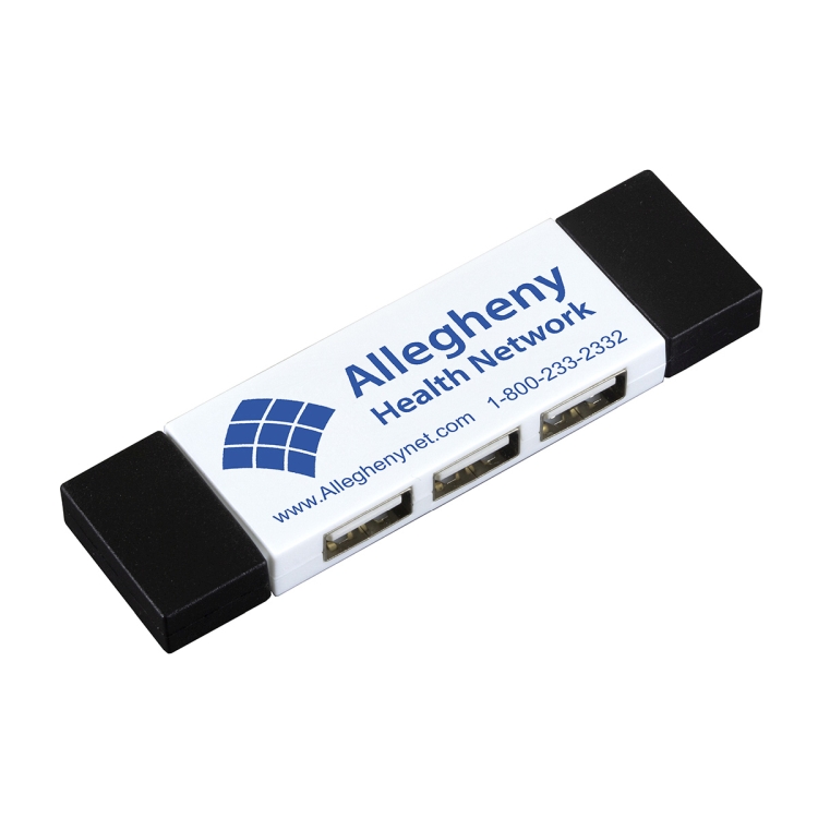 "Freedom" 2 in 1 – 3 Port Mini USB Hub with Type A & Type C Adapter 14