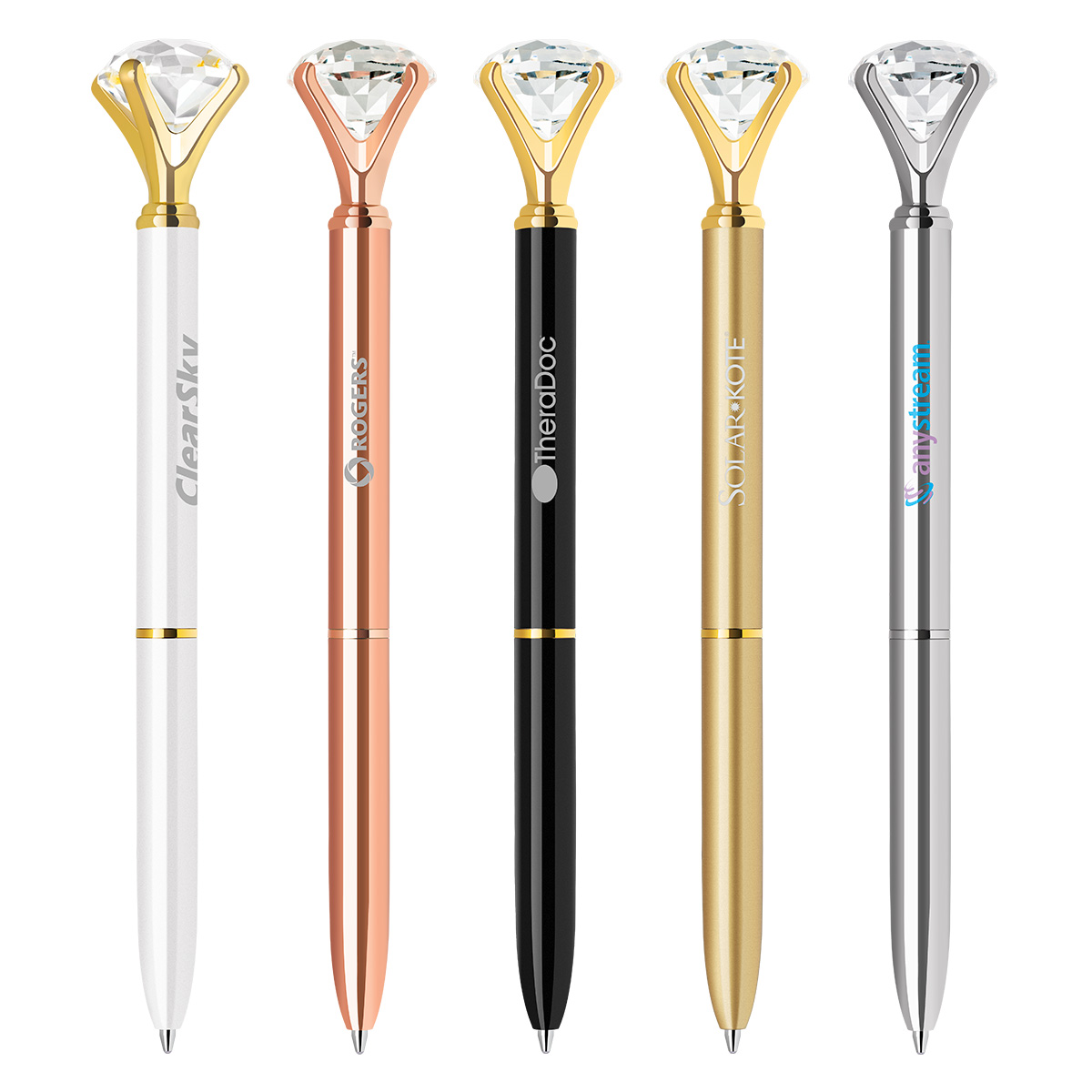 Diamond-III Crystal Top Pens 1
