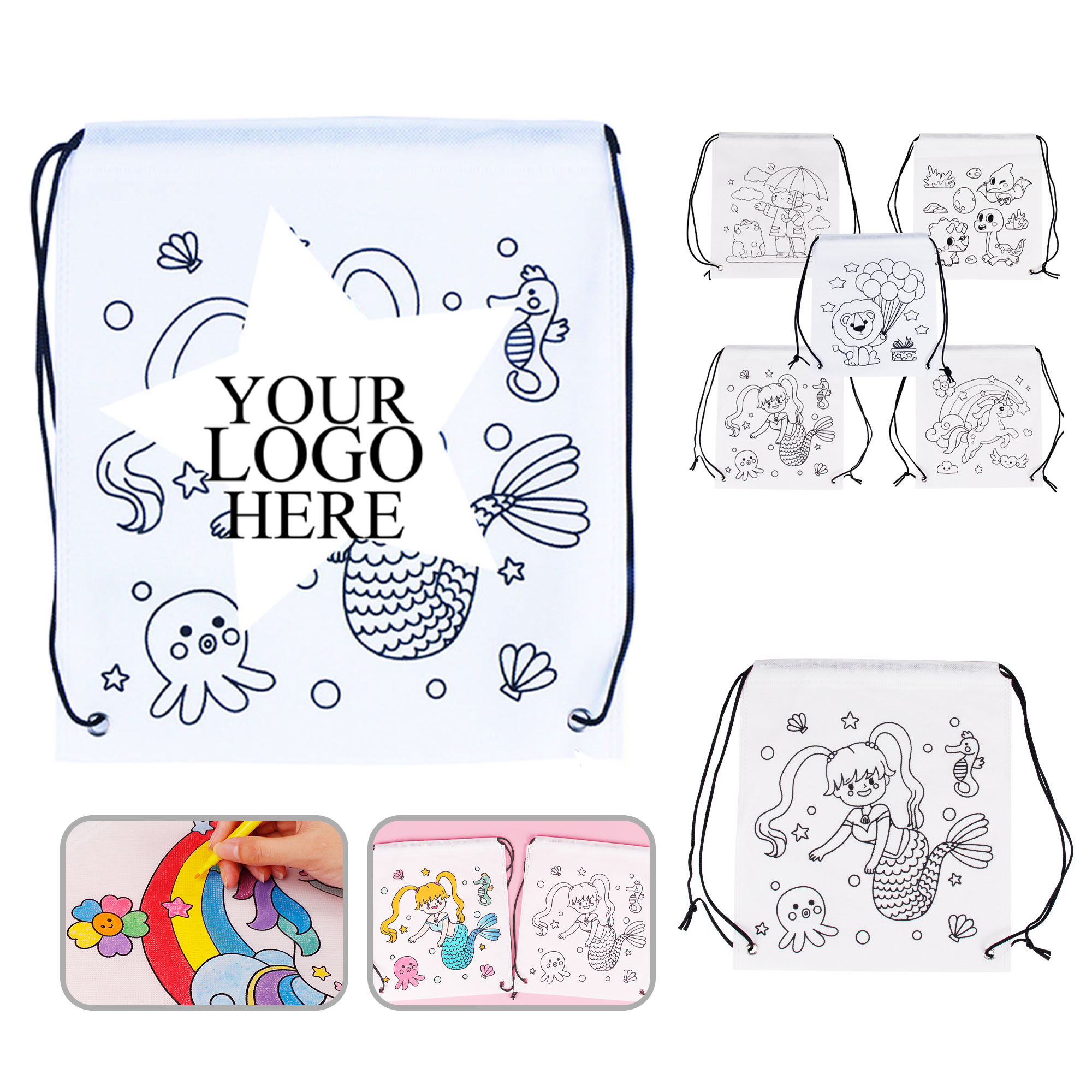 Canvas Drawstring Bag 1
