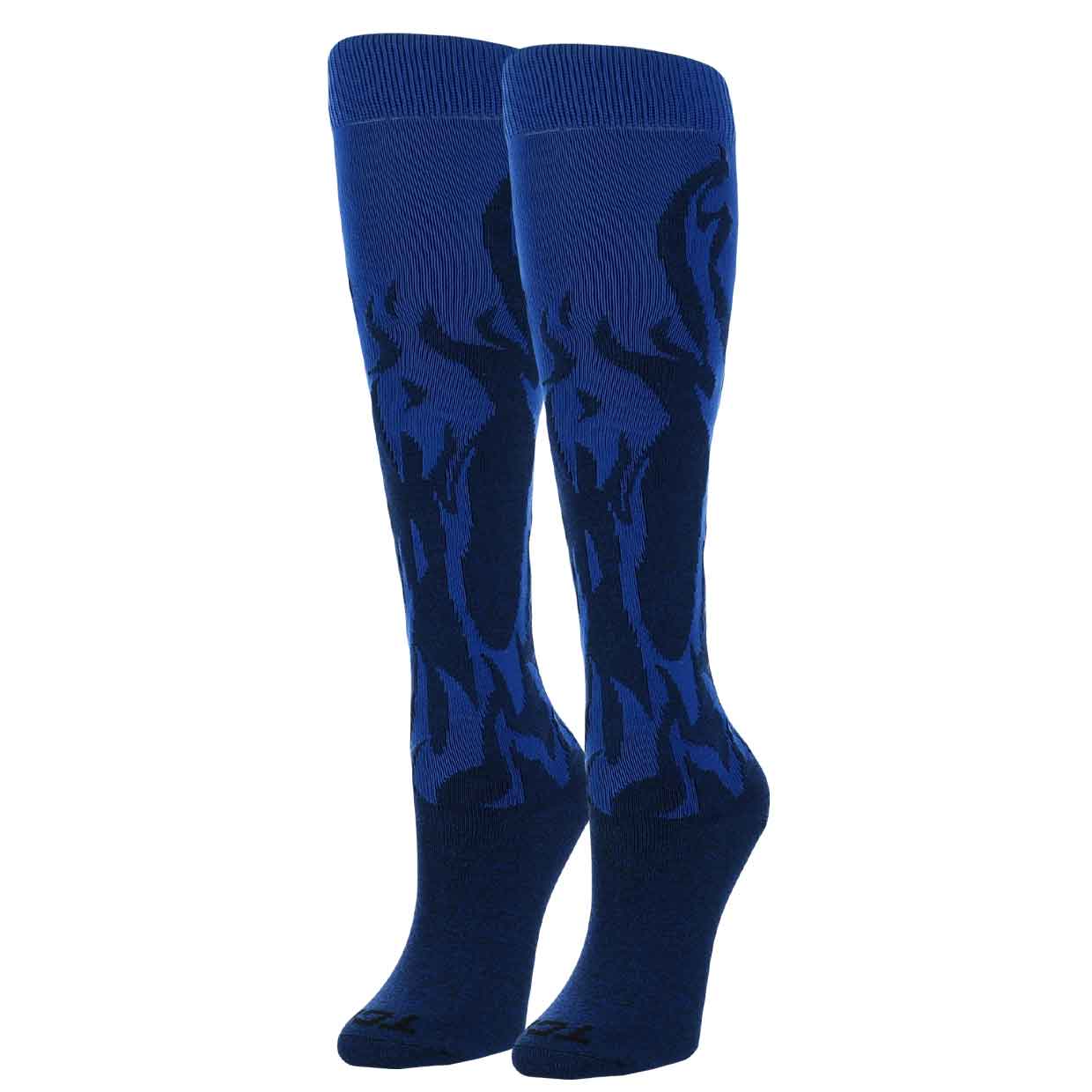 Krazisox Flames Over the Calf Socks 5
