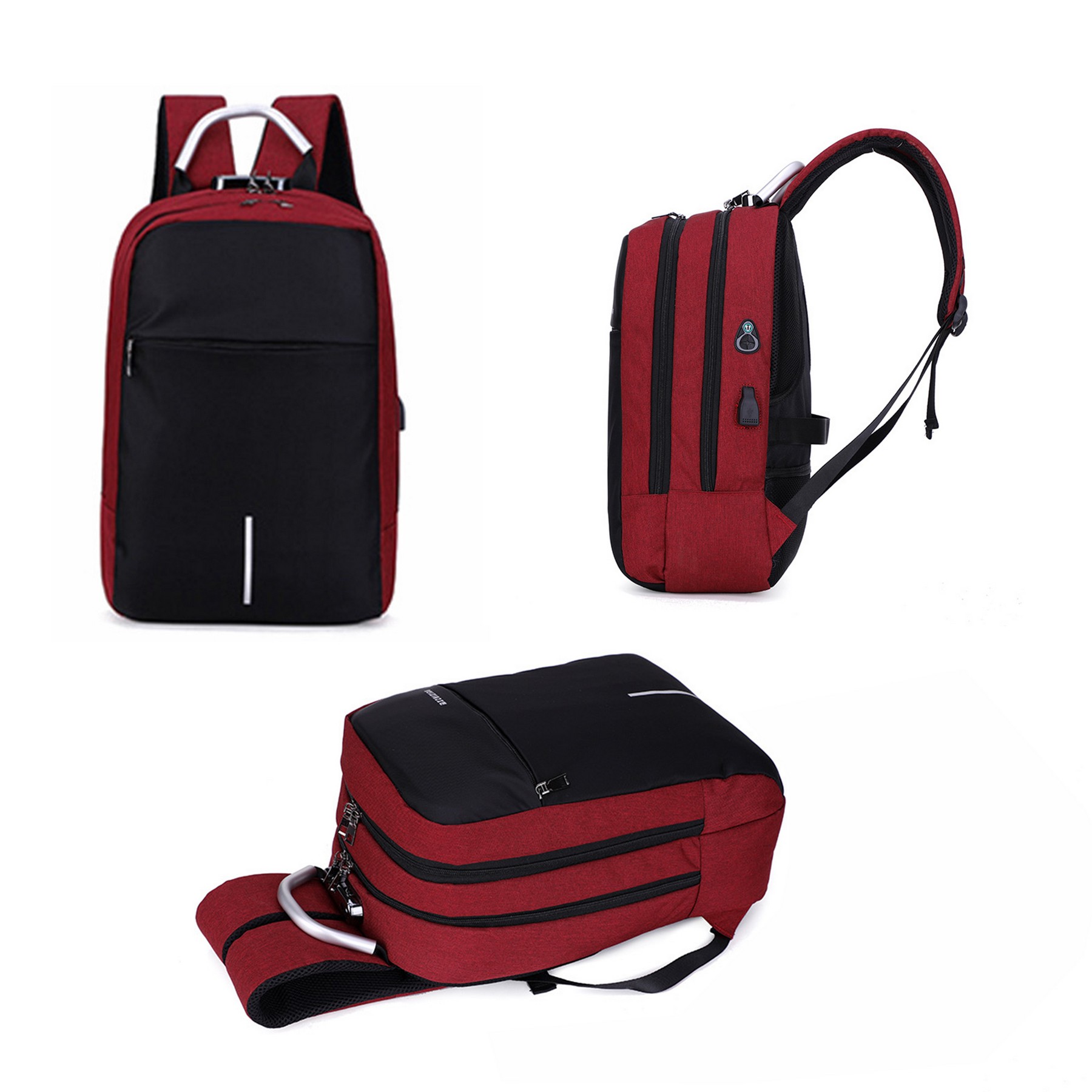Fashion Code Lock Business Backpack 4