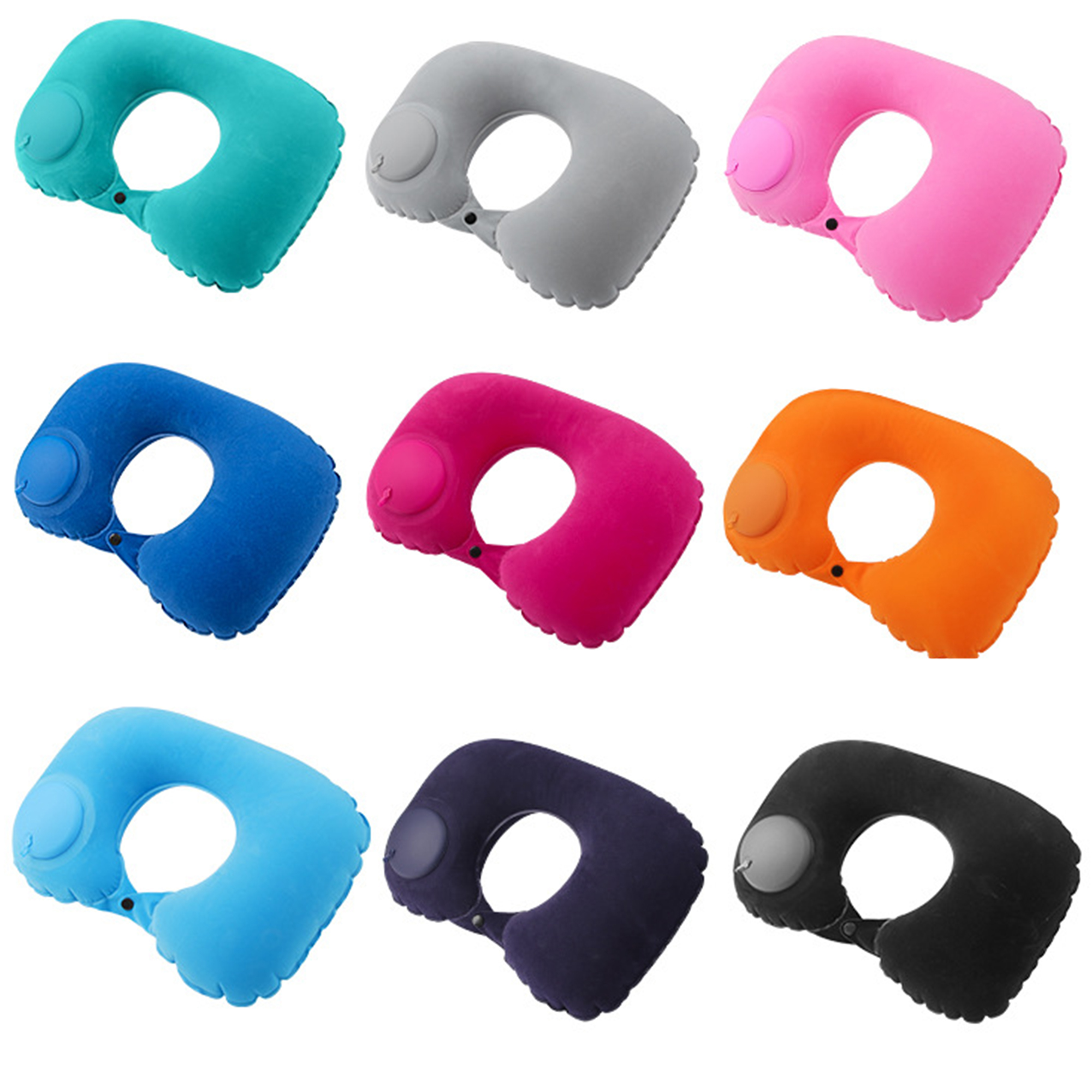 U Shape Inflatable Neck Pillow 2
