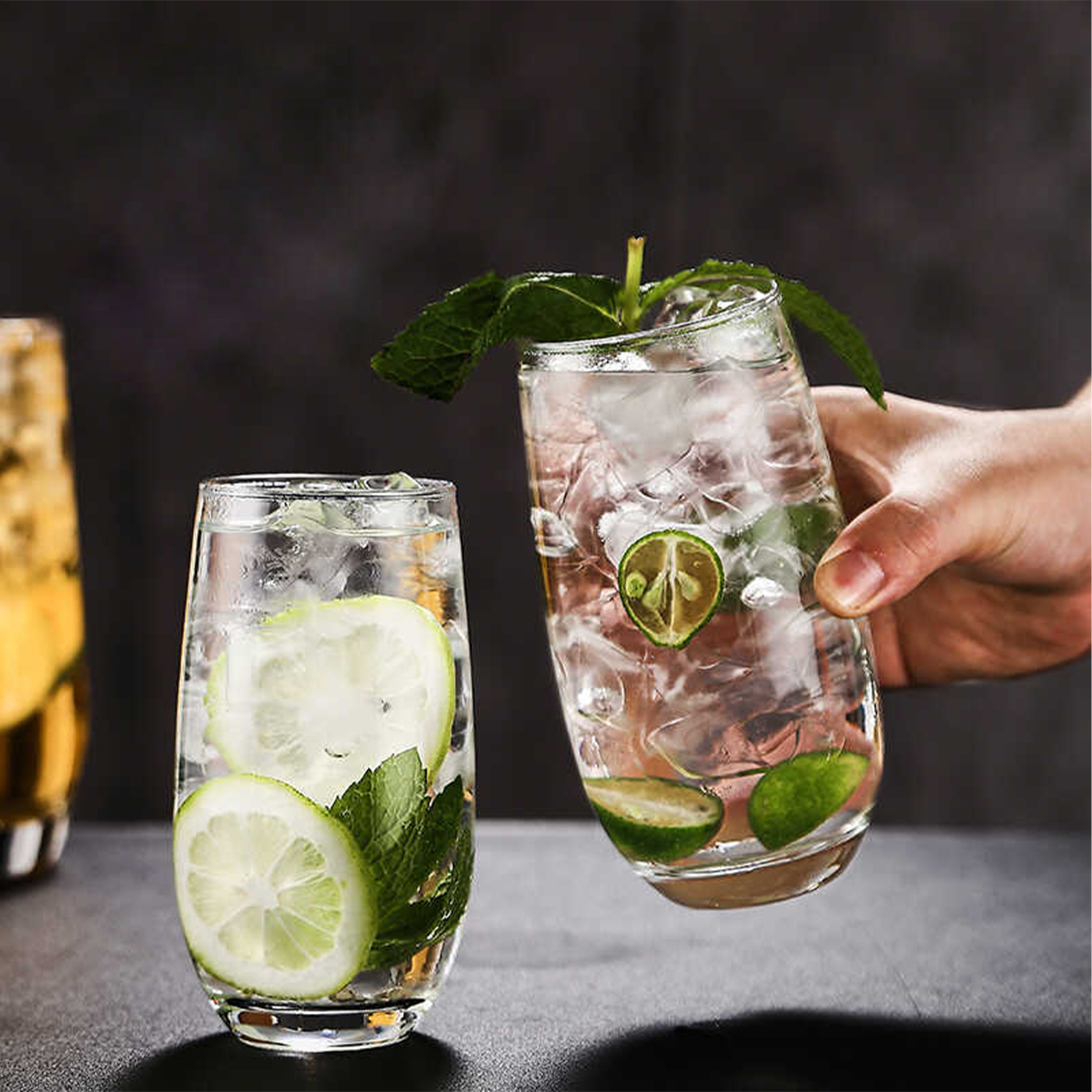 Glass Cocktail Mojito Cup 10