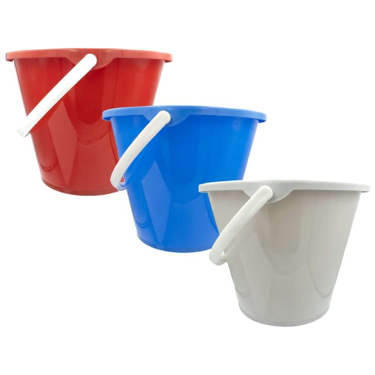 Plastic Buckets - 3.4 gal Assorted 2