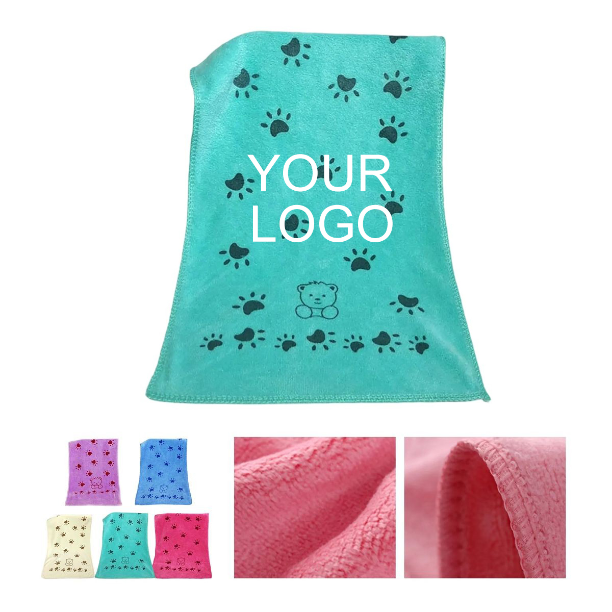 Skin-Friendly Cotton Fitness Towel with Bamboo Fiber for Gym Use 1