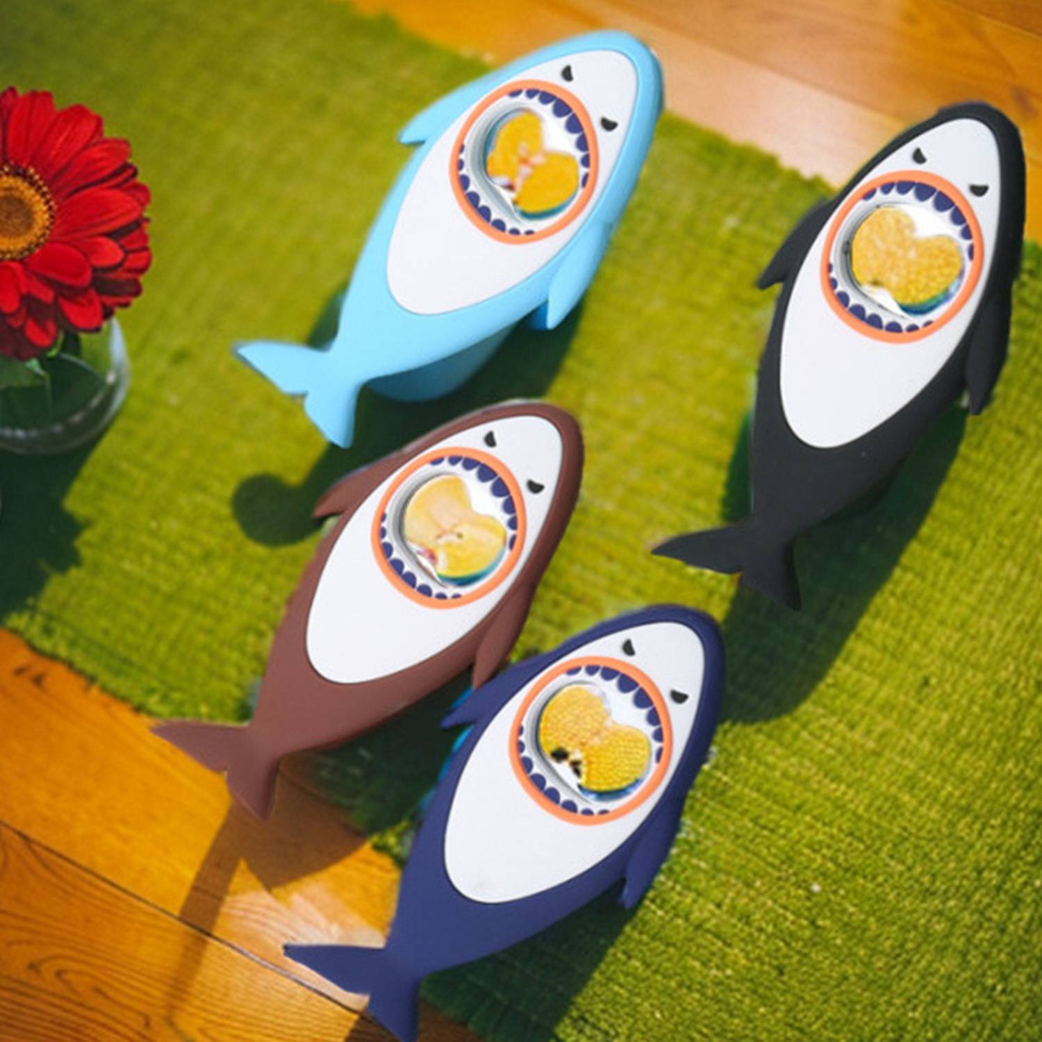 PVC Shark Shaped Beer Opener 5