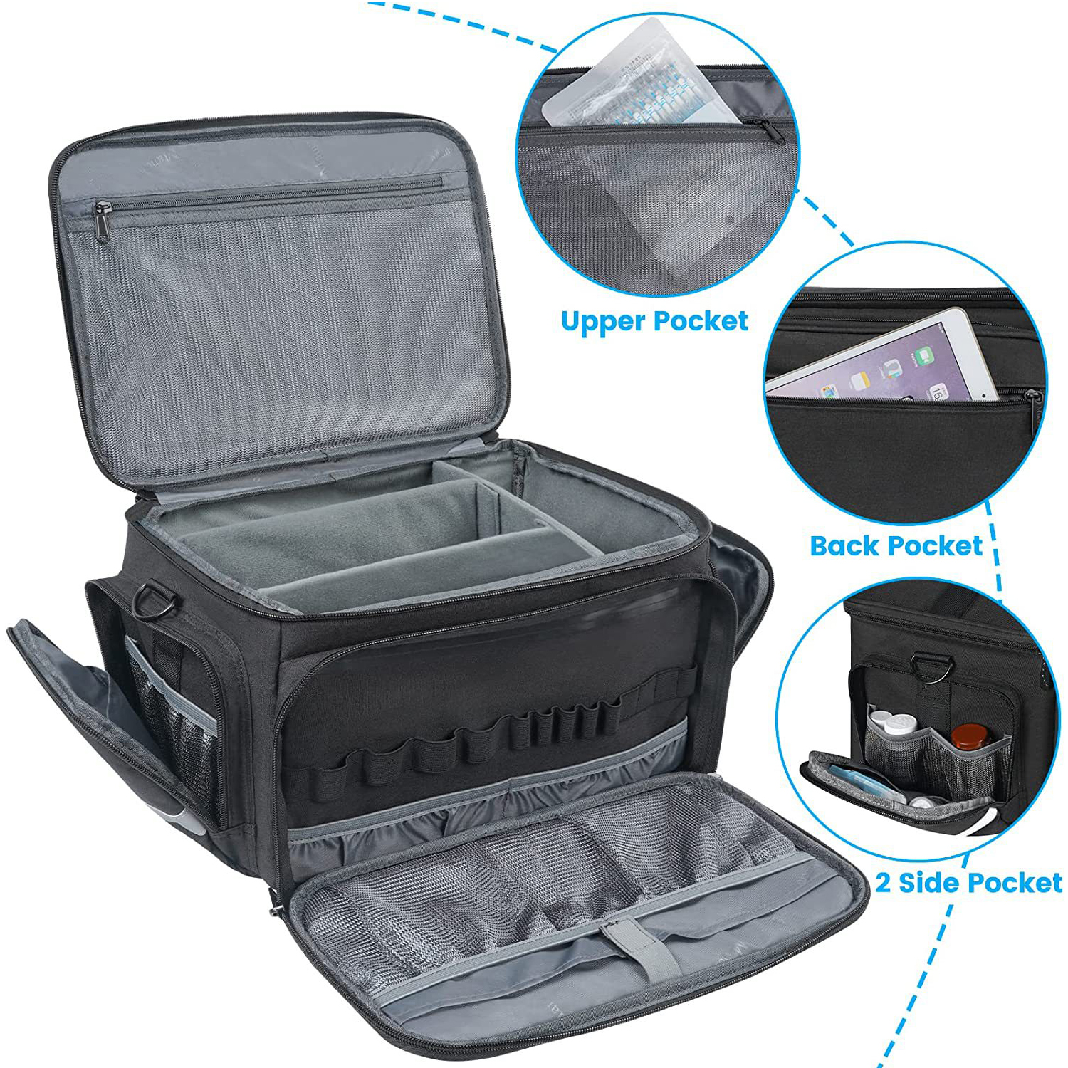 Medical Equipment Water-Resistant Home Health Nurse Bag 1