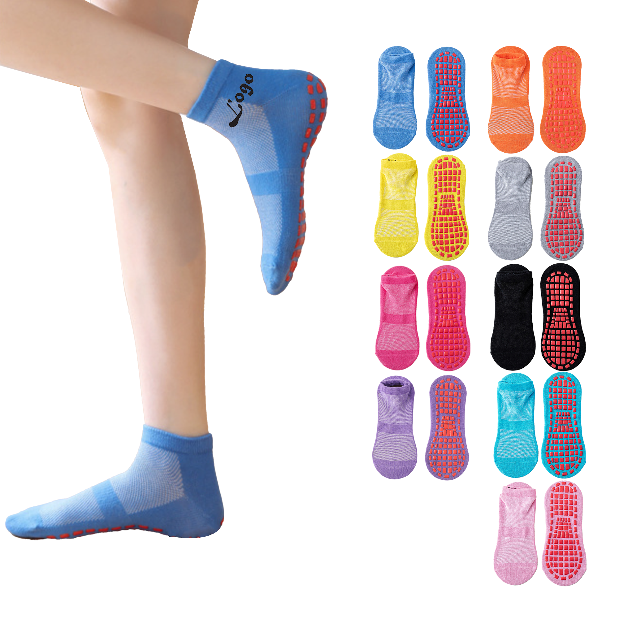 Sports Anti -Sliding Socks MOQ 100PCS 1