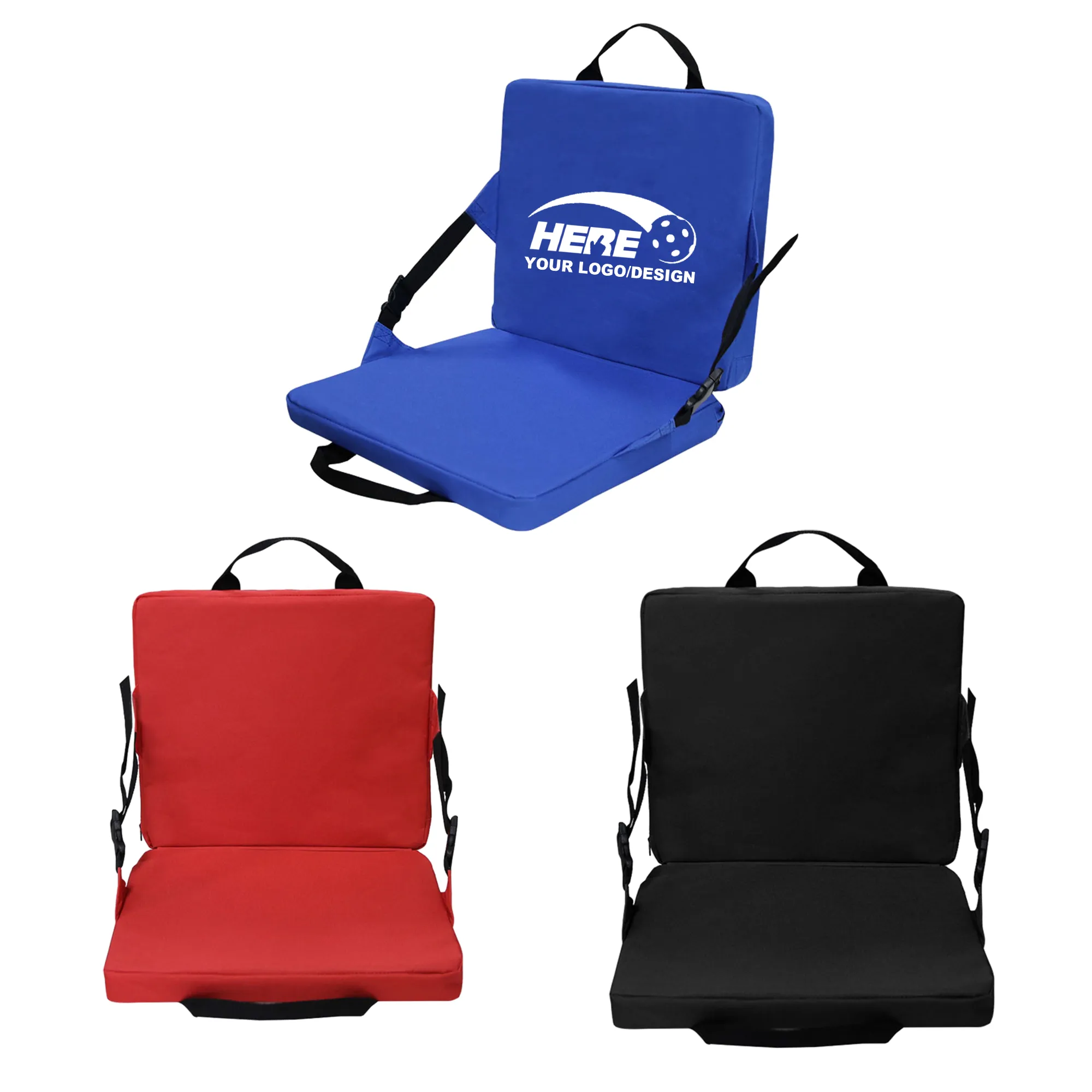 Portable Folding Foam Cushion w/ Buckle & Handle