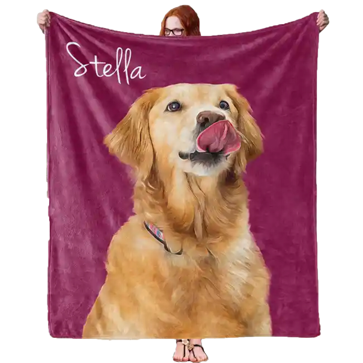 50" x 60" Plush Silk Touch Sublimation Blanket 300 GSM 6