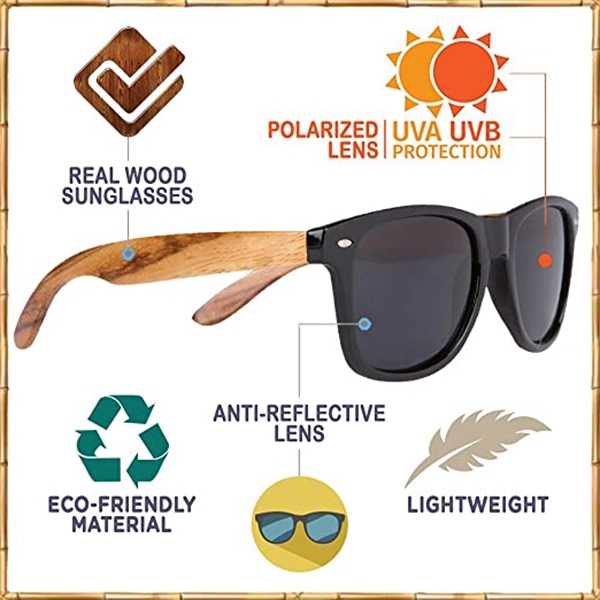Walnut Wood Sunglasses 7