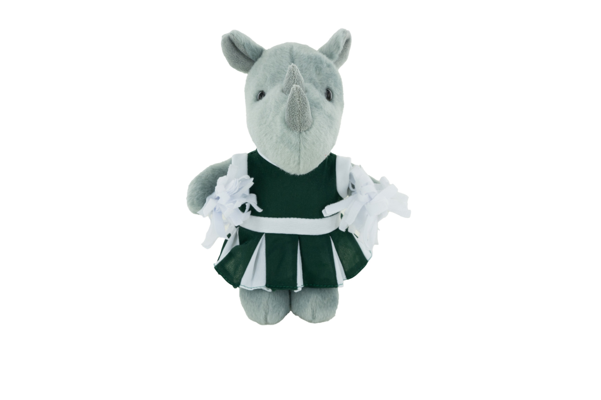 Plush Rhino with Cheerleader Outfit 2