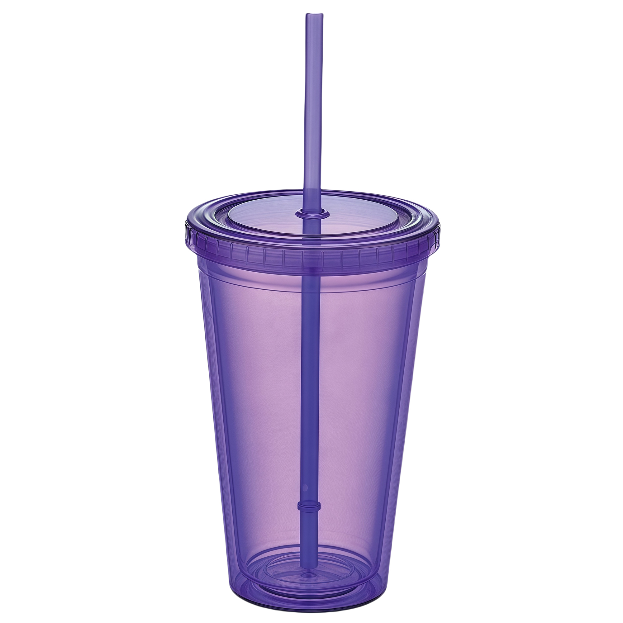 500ml Double Wall Plastic Straw Cup with Lid, custom plastic cup with logo imprint 5