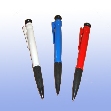 JUMBO PLASTIC BALL PEN IN 3 ASSORTED COLORS 1