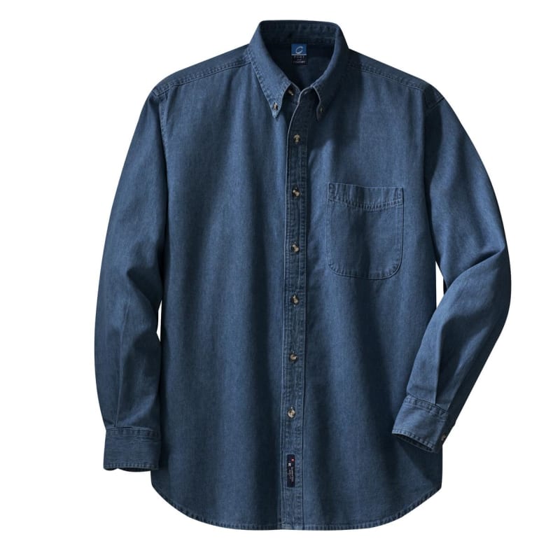Port & Company - Long Sleeve Value Denim Shirt. 3