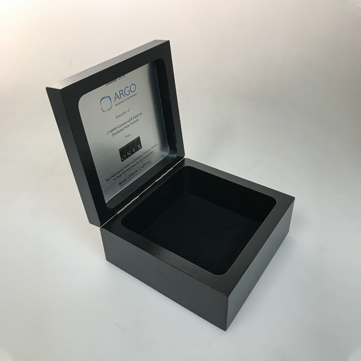 Hinged Lid Box, 5" x 5" x 2.5" 7