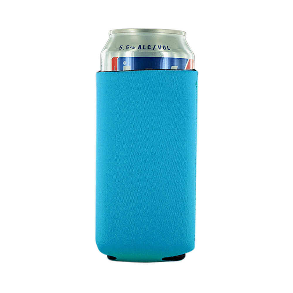 Tall Collapsible Neoprene Can Cooler With Pouch 6.29" X 3.54" 17