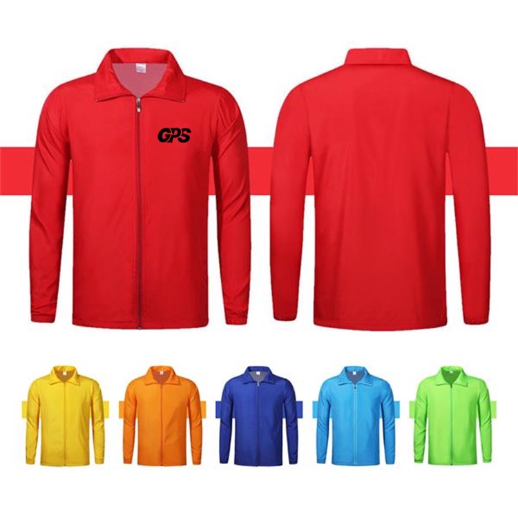 Zipper Windbreaker Jacket