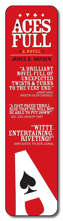 Plastic Bookmark - 1.25x5 Laminated Rectangle Shape - 30 pt. 1