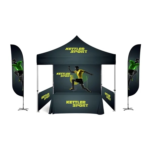 Deluxe 10' Tent Package with Custom Graphics 4