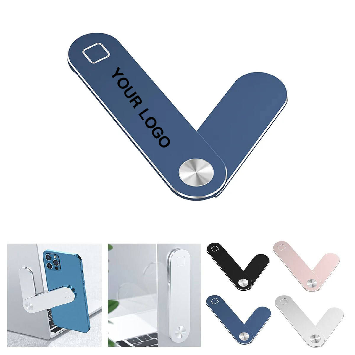 Compact Magnetic Phone Mount for Workstations 4