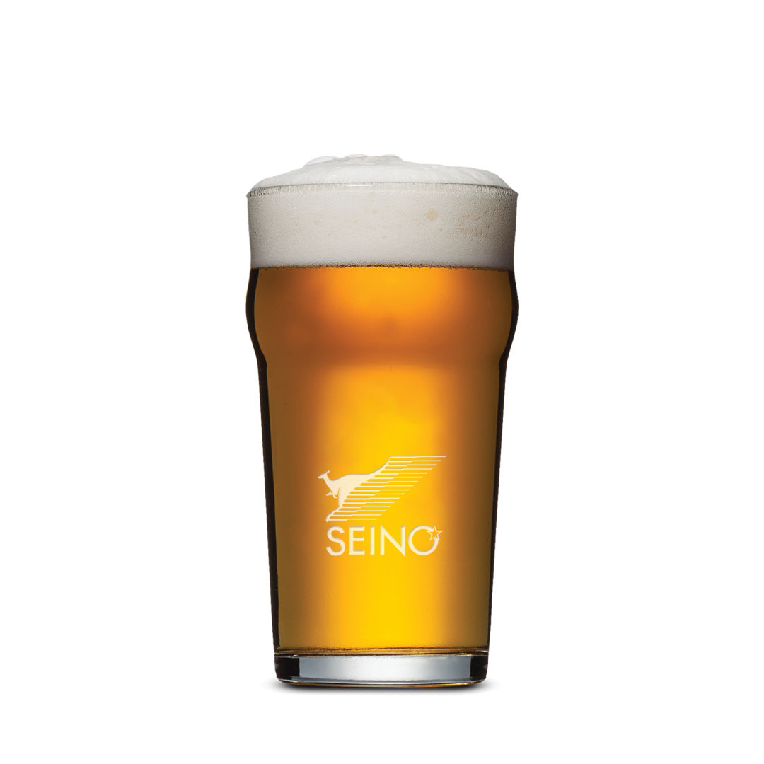 Burckhardt Beer Glass - Deep Etch 5
