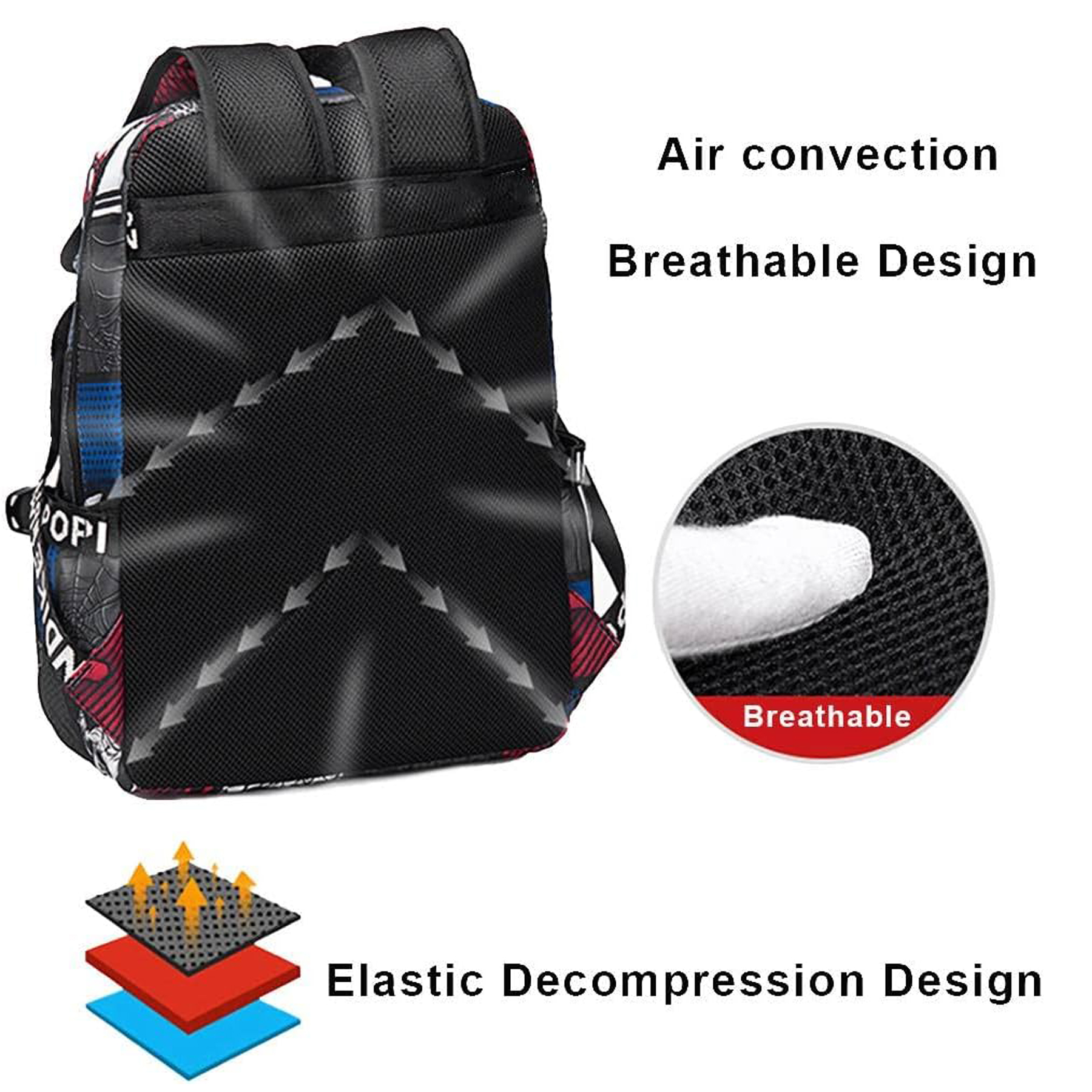 Kids Shark Backpack for School 4