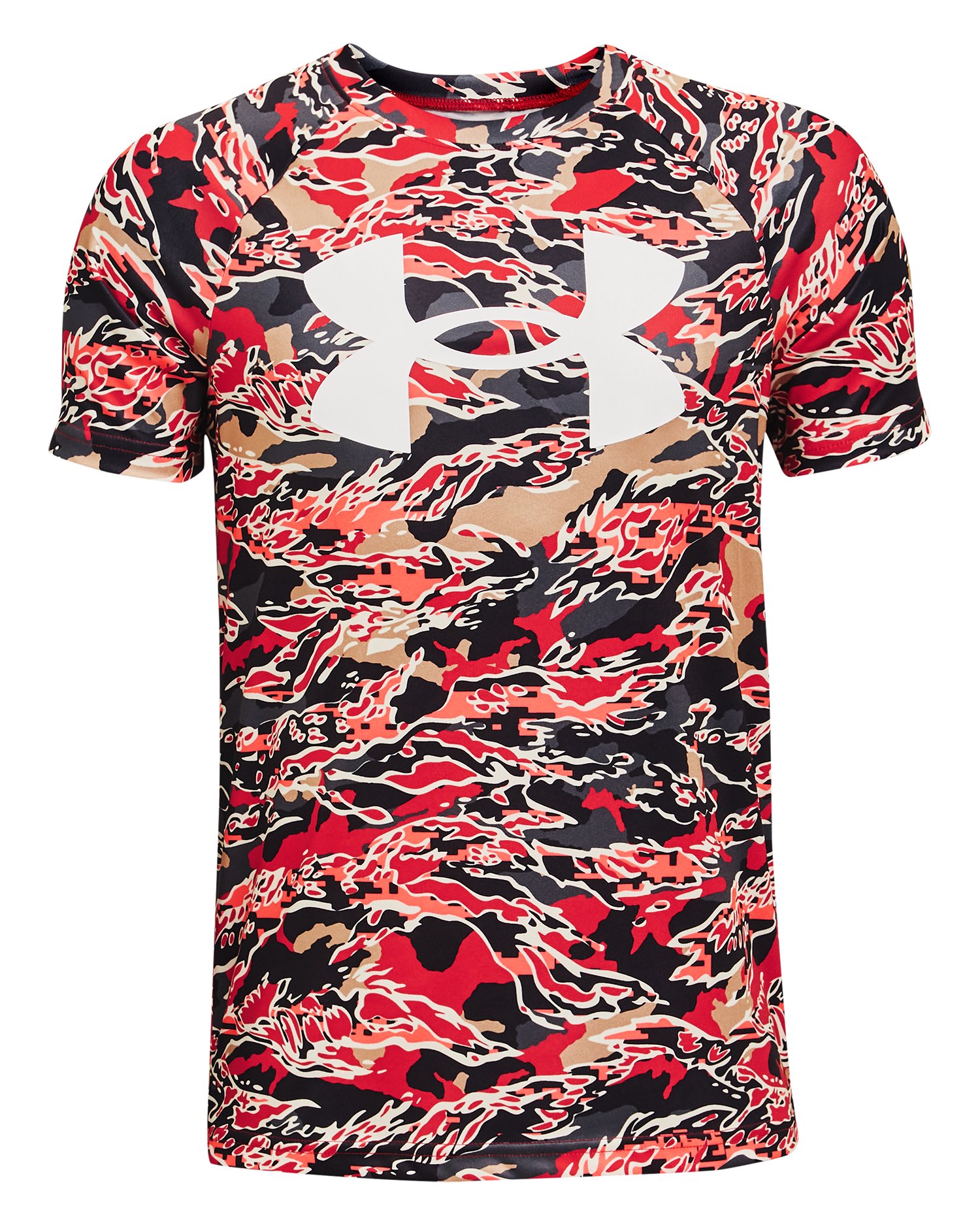 UA Tech Big Logo Printed Boys' Short Sleeve 3