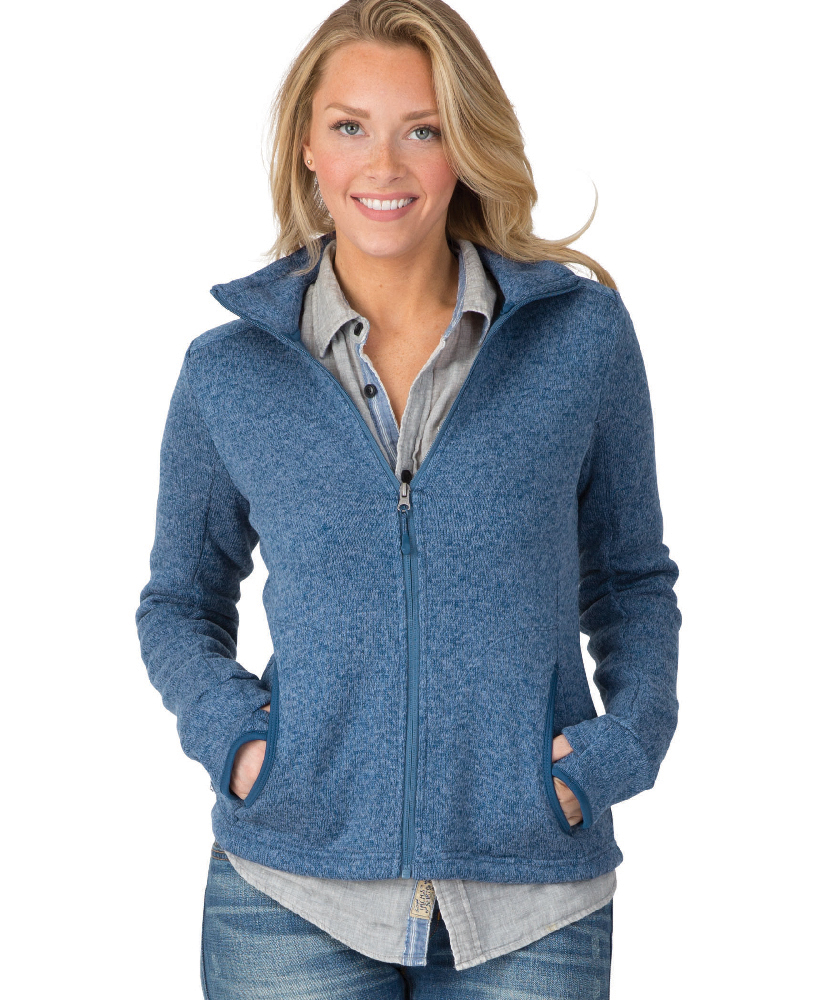 Women's Heathered Fleece Jacket 50