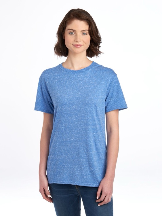 JERZEES Snow Heather Ring-Spun Unisex T-Shirt 8
