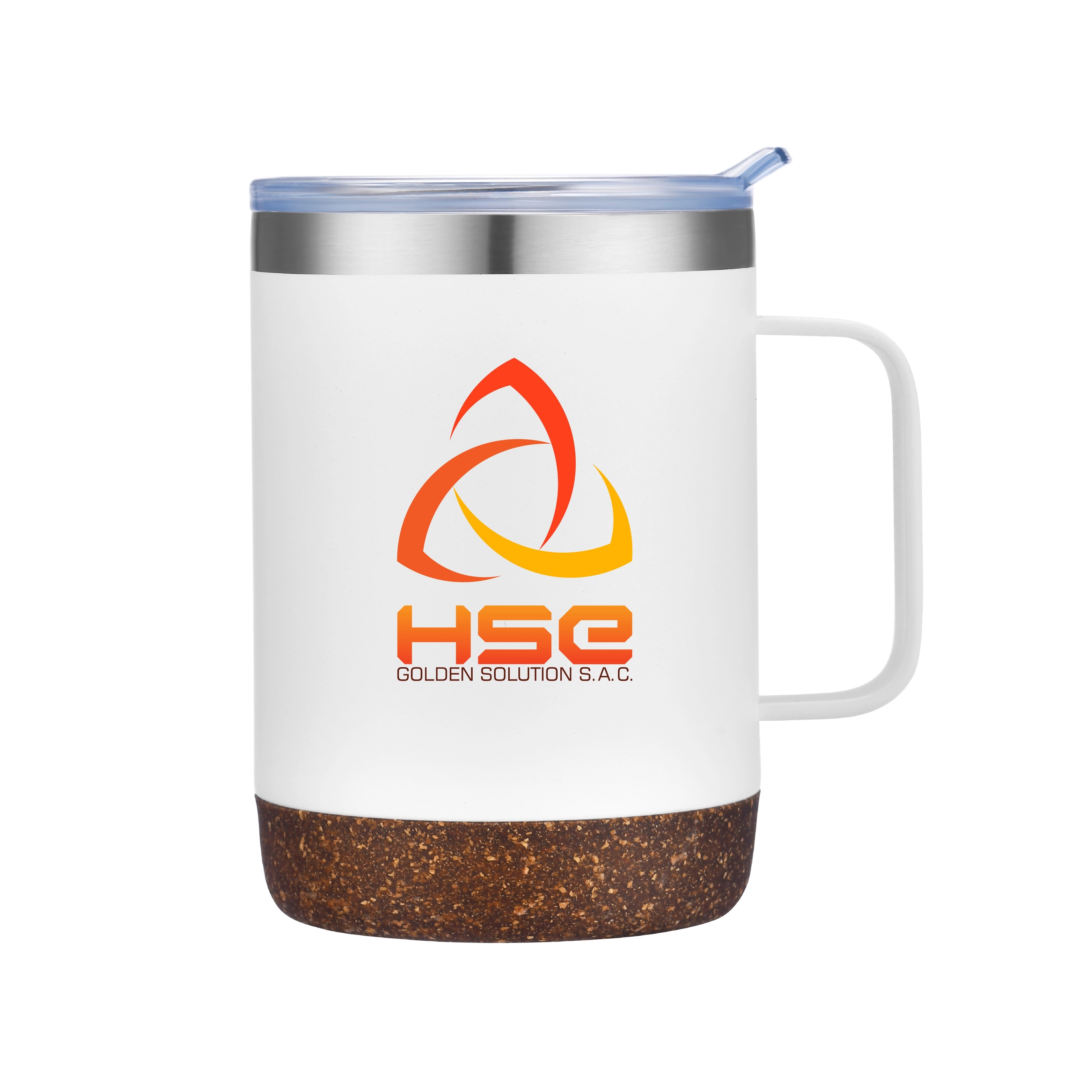 COOSA - 12 OZ VACUUM SEALED MUG WITH CORK BOTTOM 6