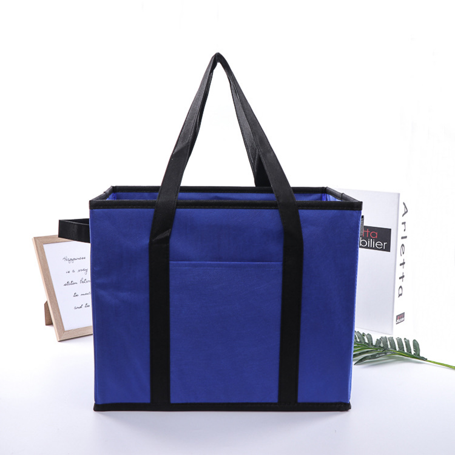 Non-Woven Eco Friendly Collapsible Heavy Duty Tote Bags 4