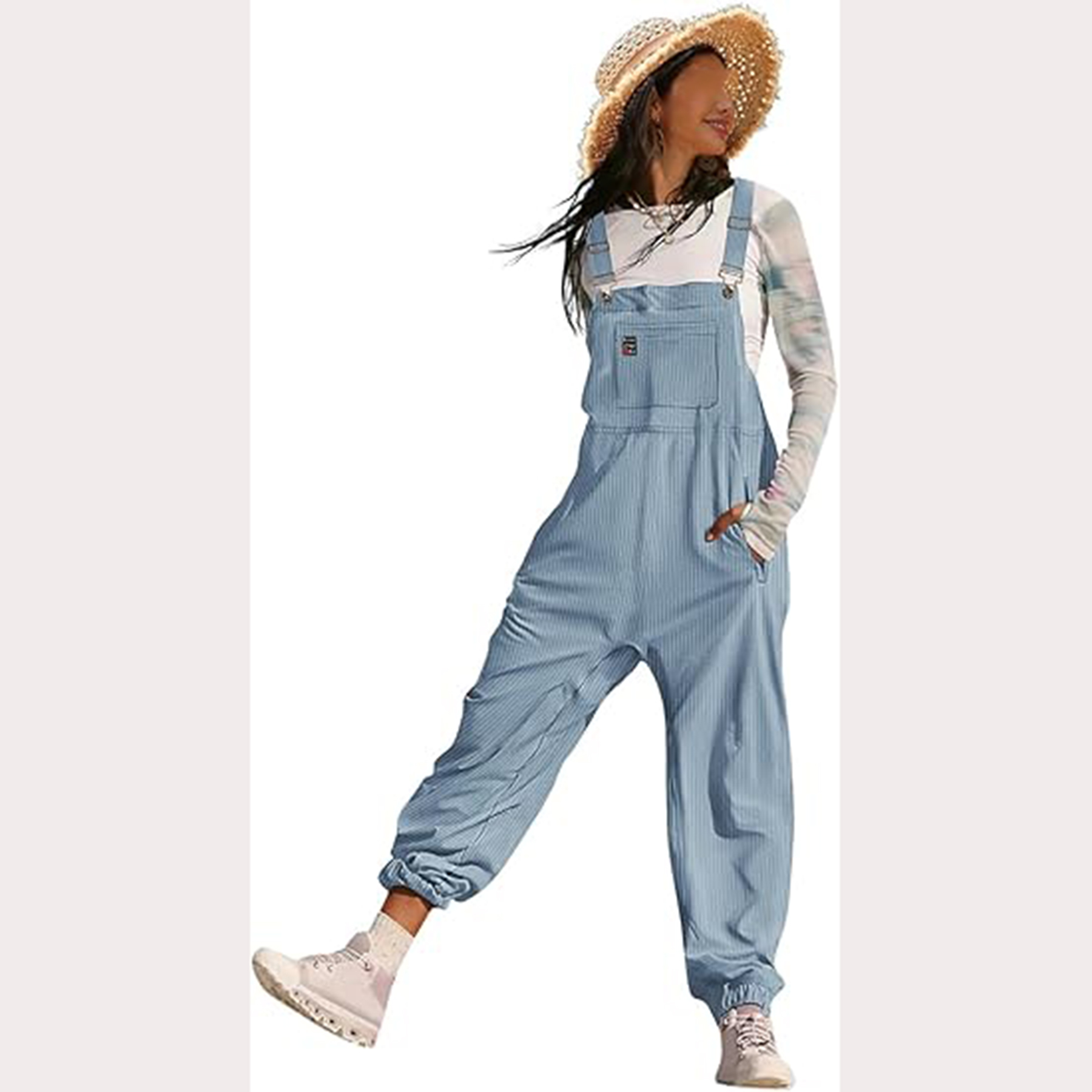Women's Casual Corduroy Overalls 6