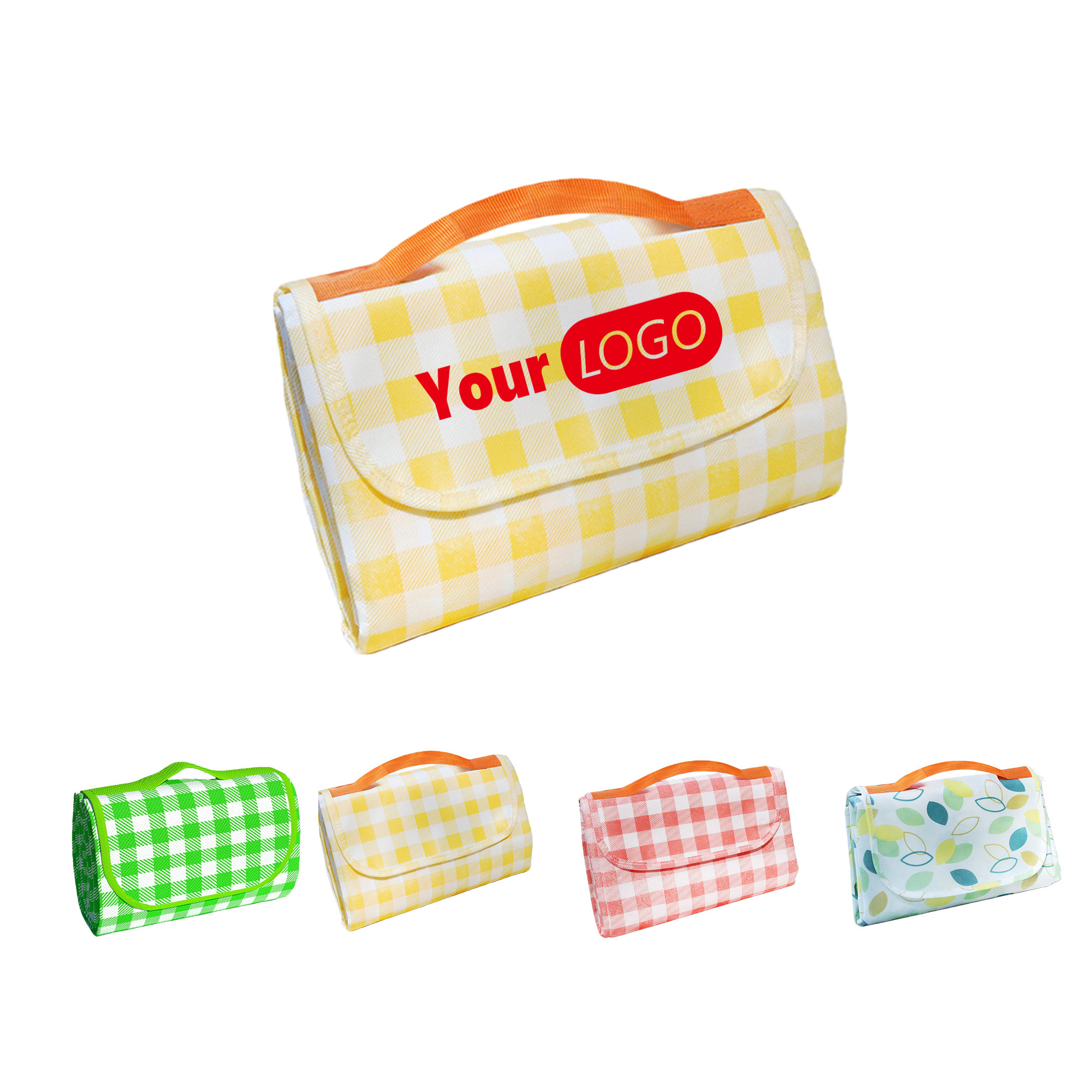 Custom Logo Foldable Picnic Blanket 2
