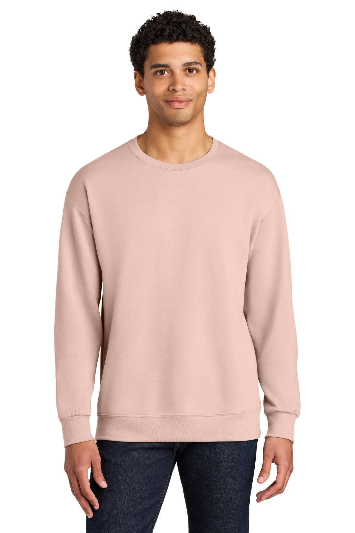 Jerzees Ultimate Unisex CVC Ring Spun Crewneck Sweatshirt IC48M 75