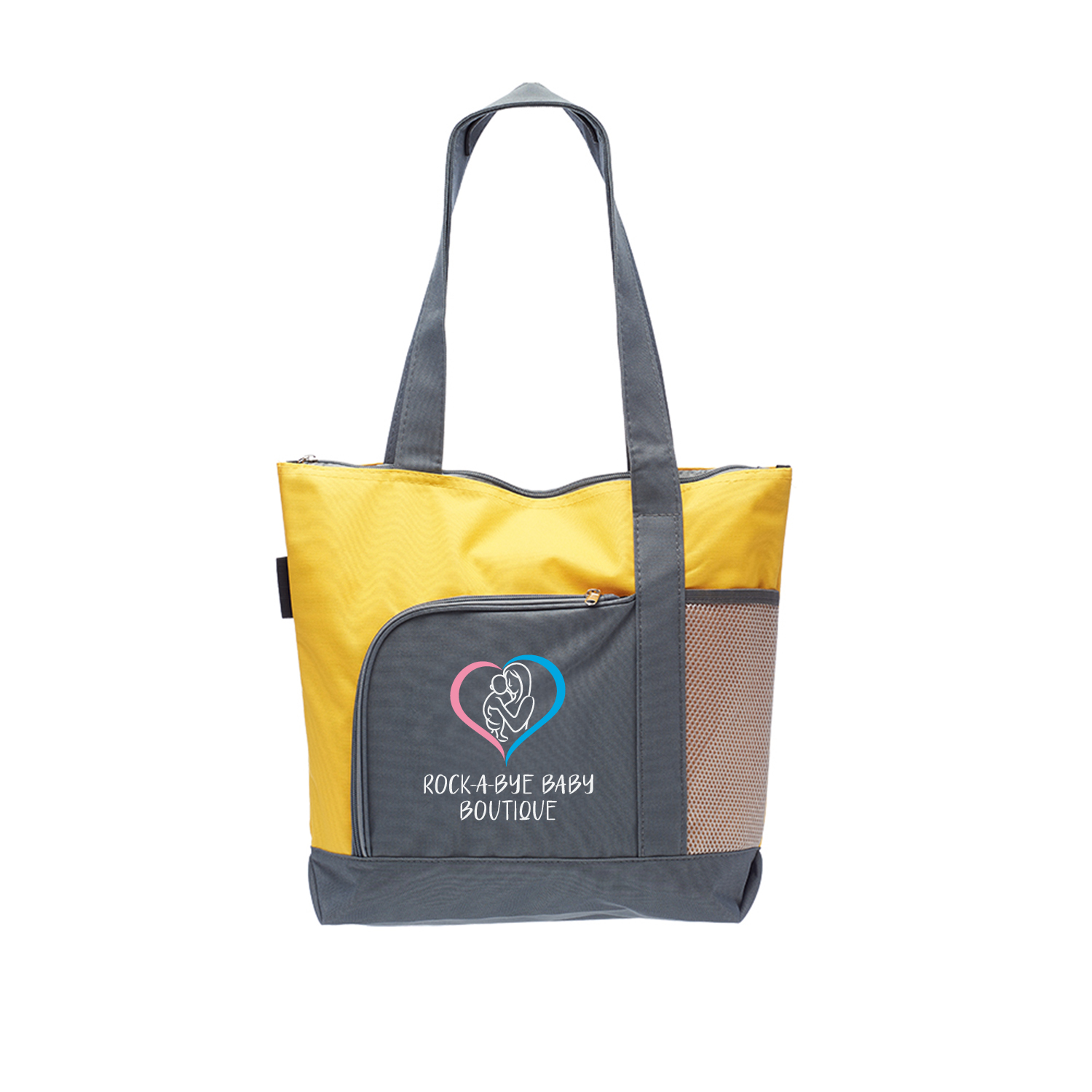 Pioneer Two-Tone Tote Bag (Full Color Imprint) 7