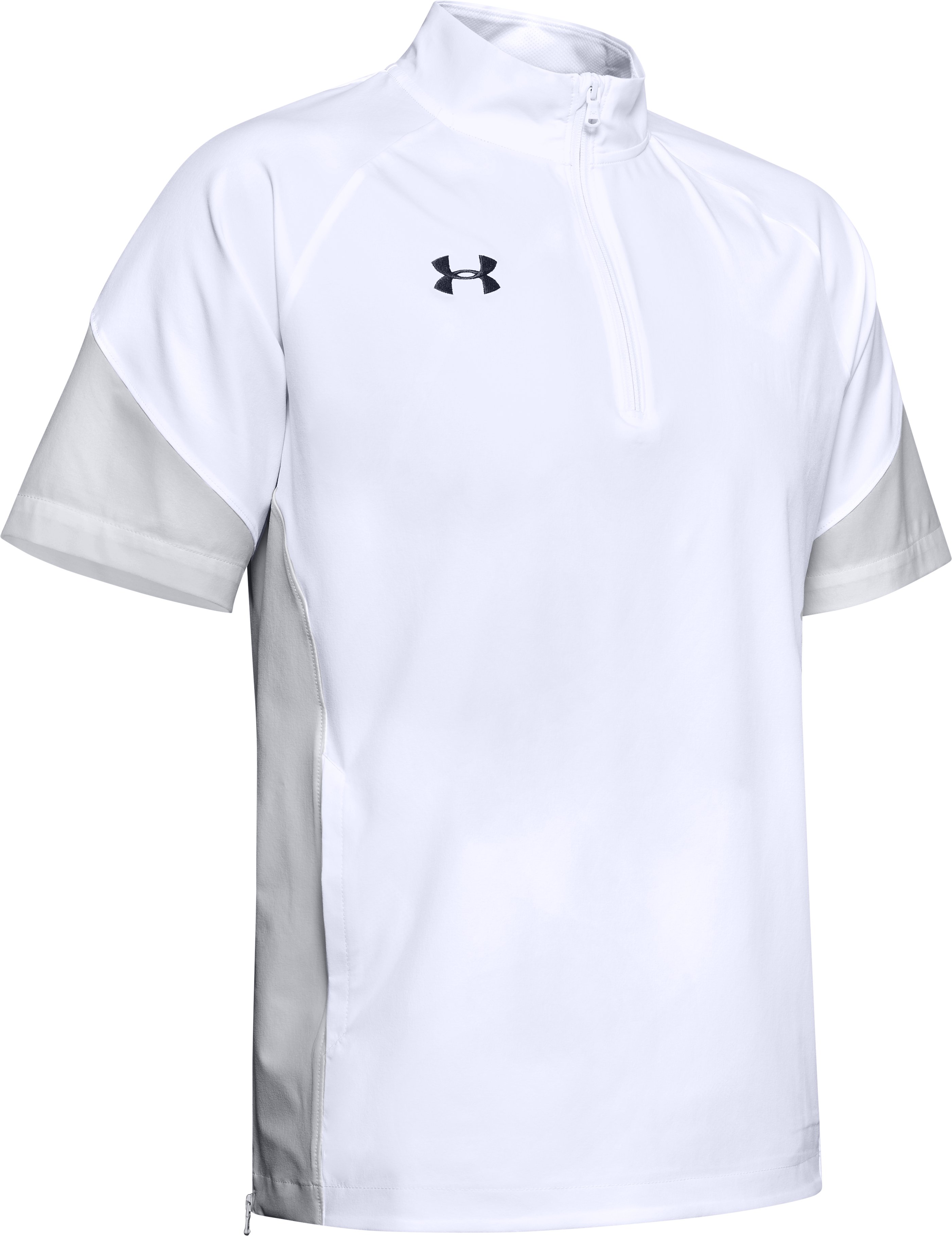 Men's UA Motivate Short Sleeve Zip 12